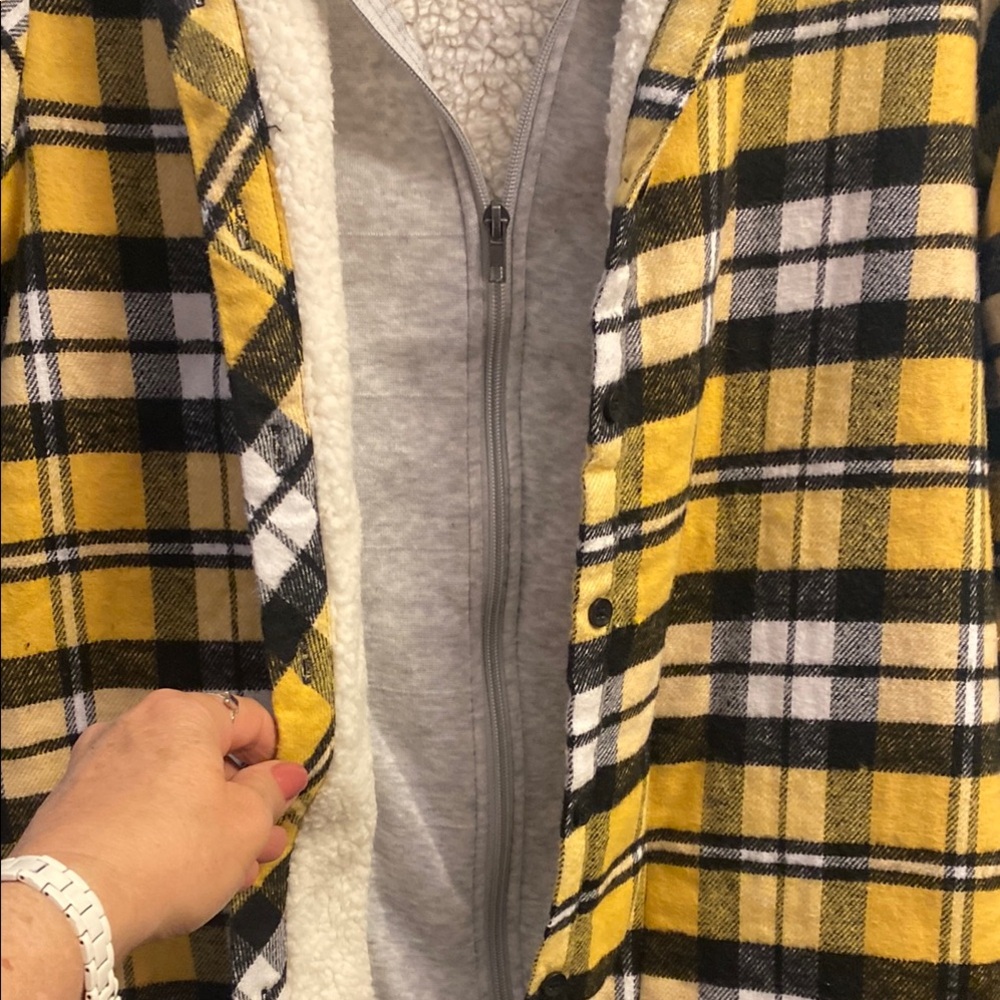 Ci Sono Cream Sherpa Jacket - Picture 7 of 8